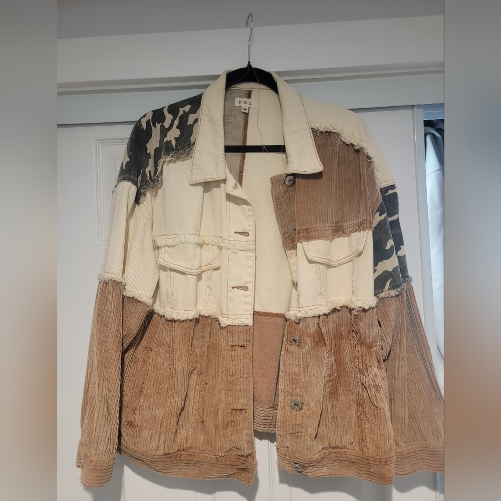 POL camo corduroy jacket